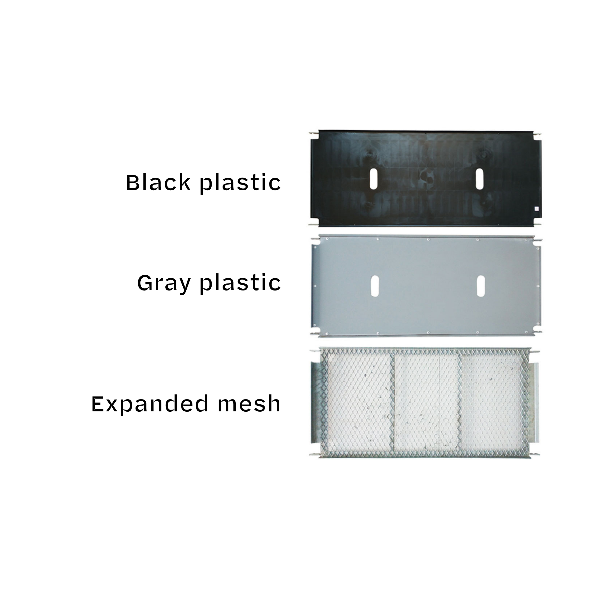 Materials for plant trolleys Shelves 1